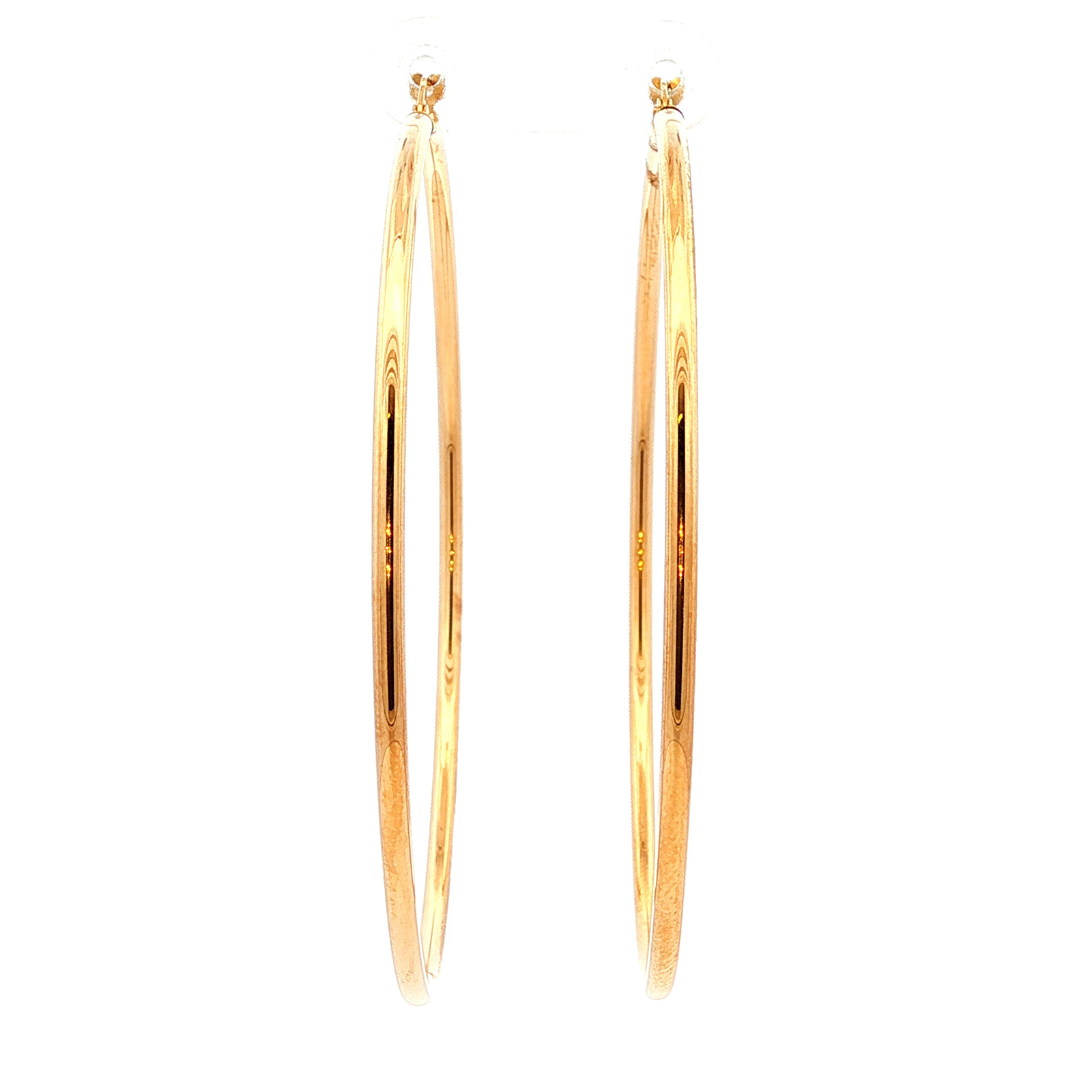 Classic Yellow Gold Hoop Earrings