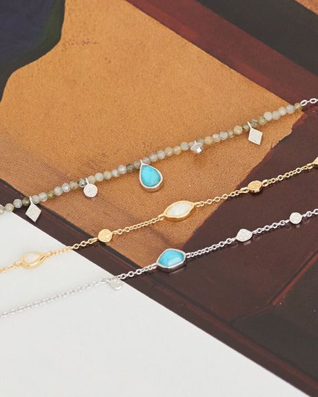 Turquoise Discs Bracelet