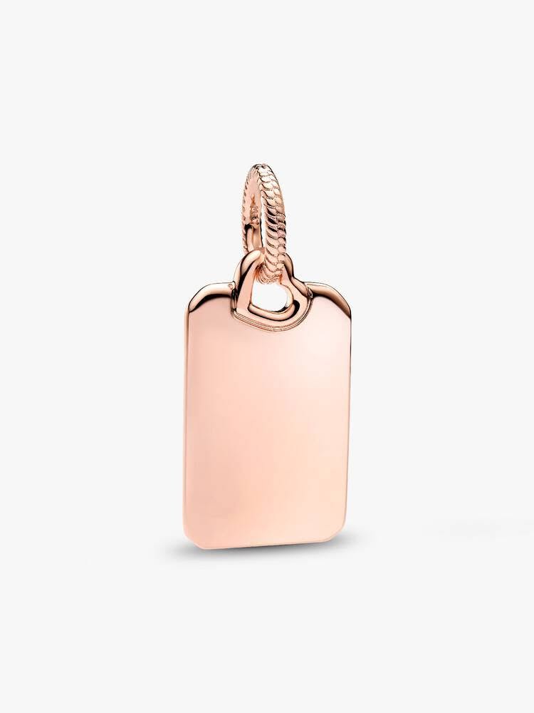 Pandora Engravable Rectangle Tag Pendant