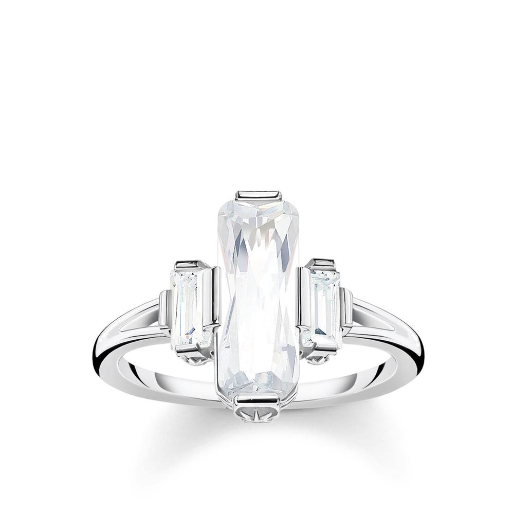 Thomas Sabo Baguette Cubic Zirconia Ring