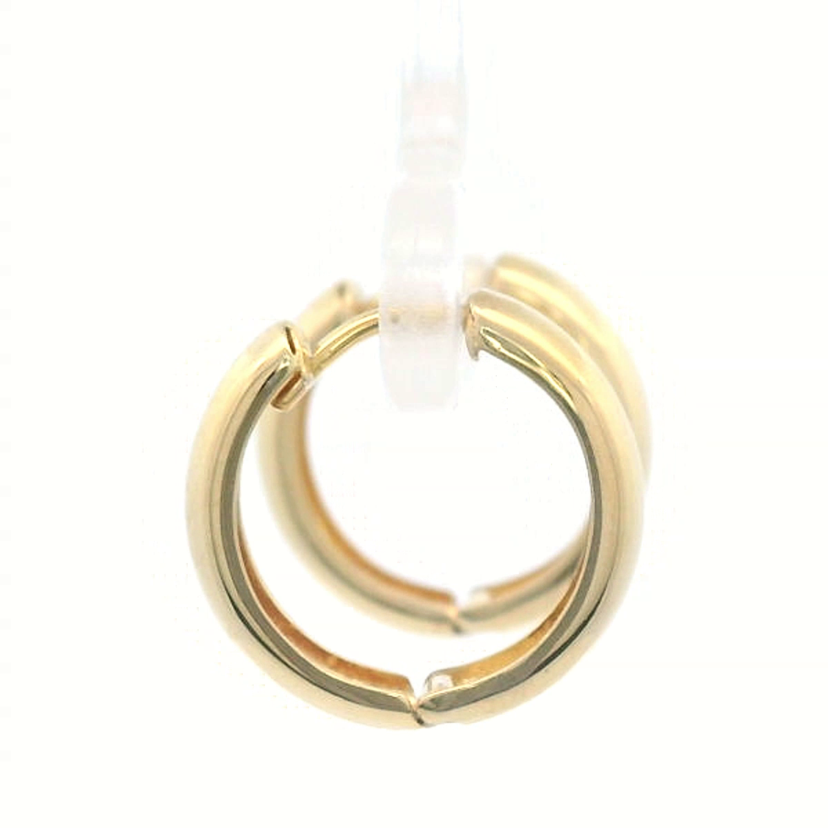 Silver Filled Huggie Earring in Yellow Gold