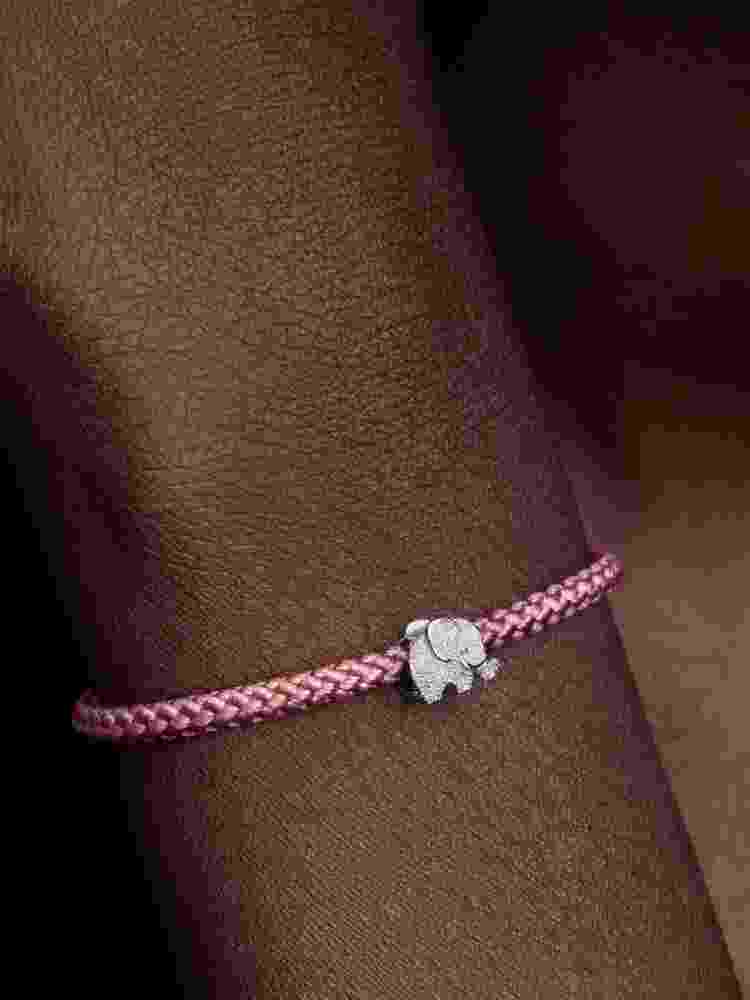 Pandora Textured Elephant Mini Charm