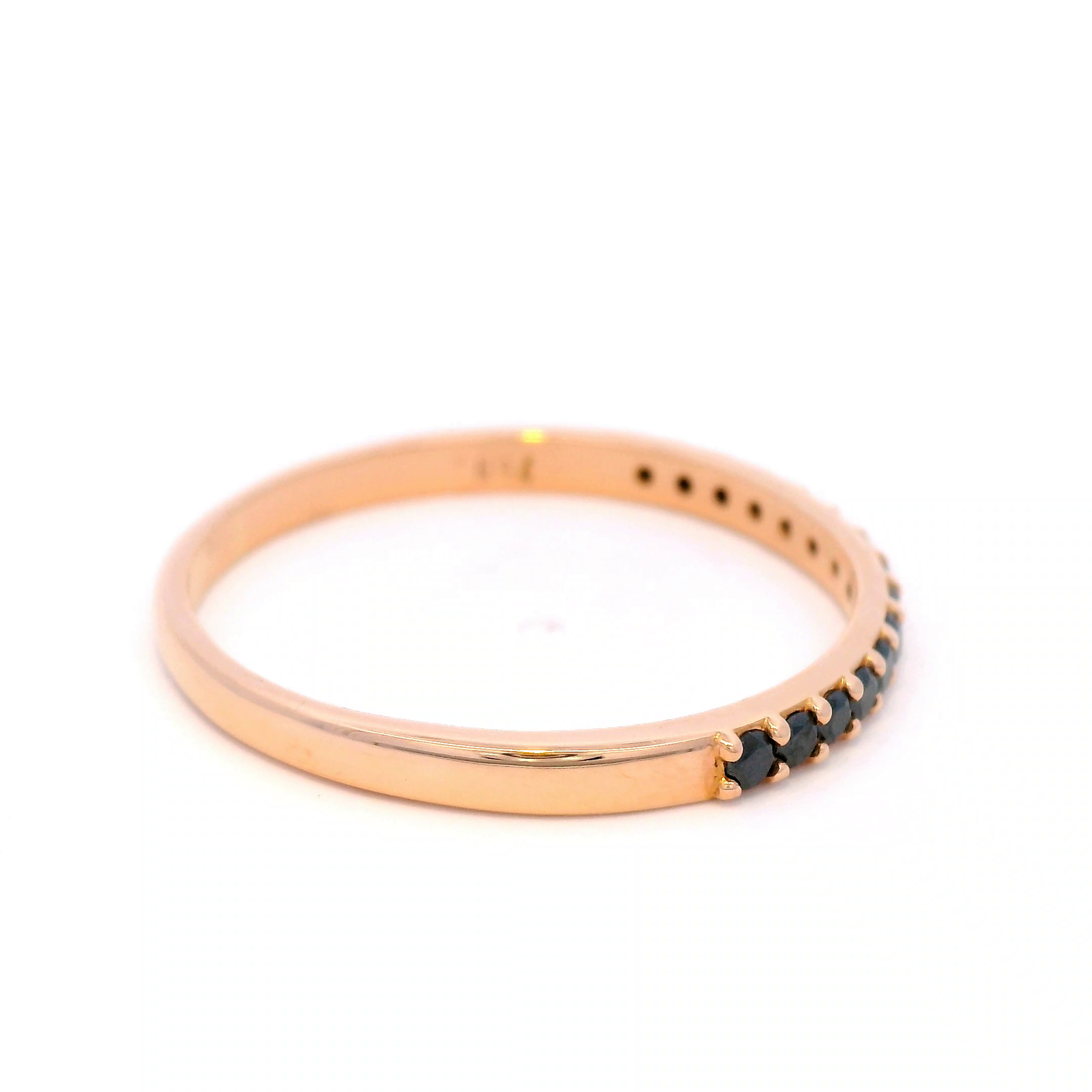 Diamond Set Dress Ring in Rose Gold