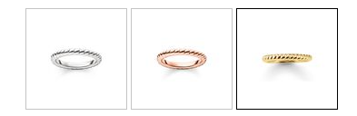 Thomas Sabo Rose Gold Plated Cord Optics Ring