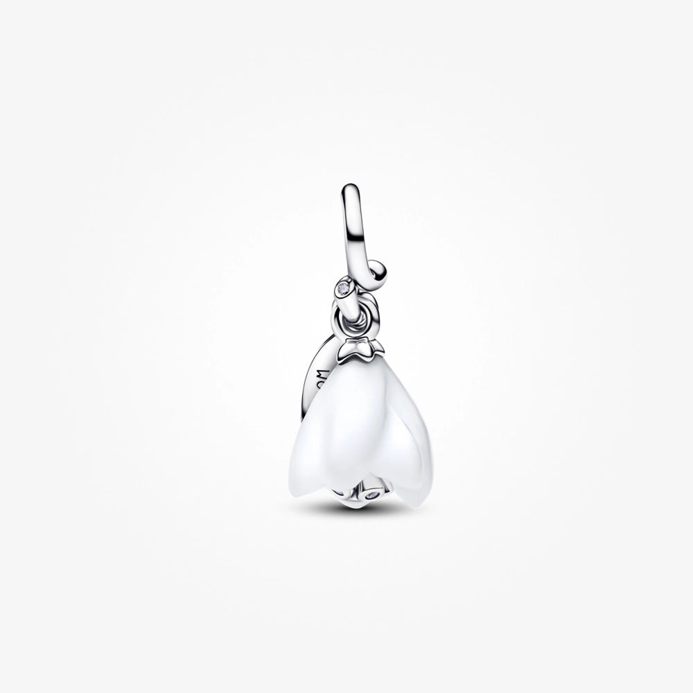 Pandora Snowdrop Flower Dangle Charm