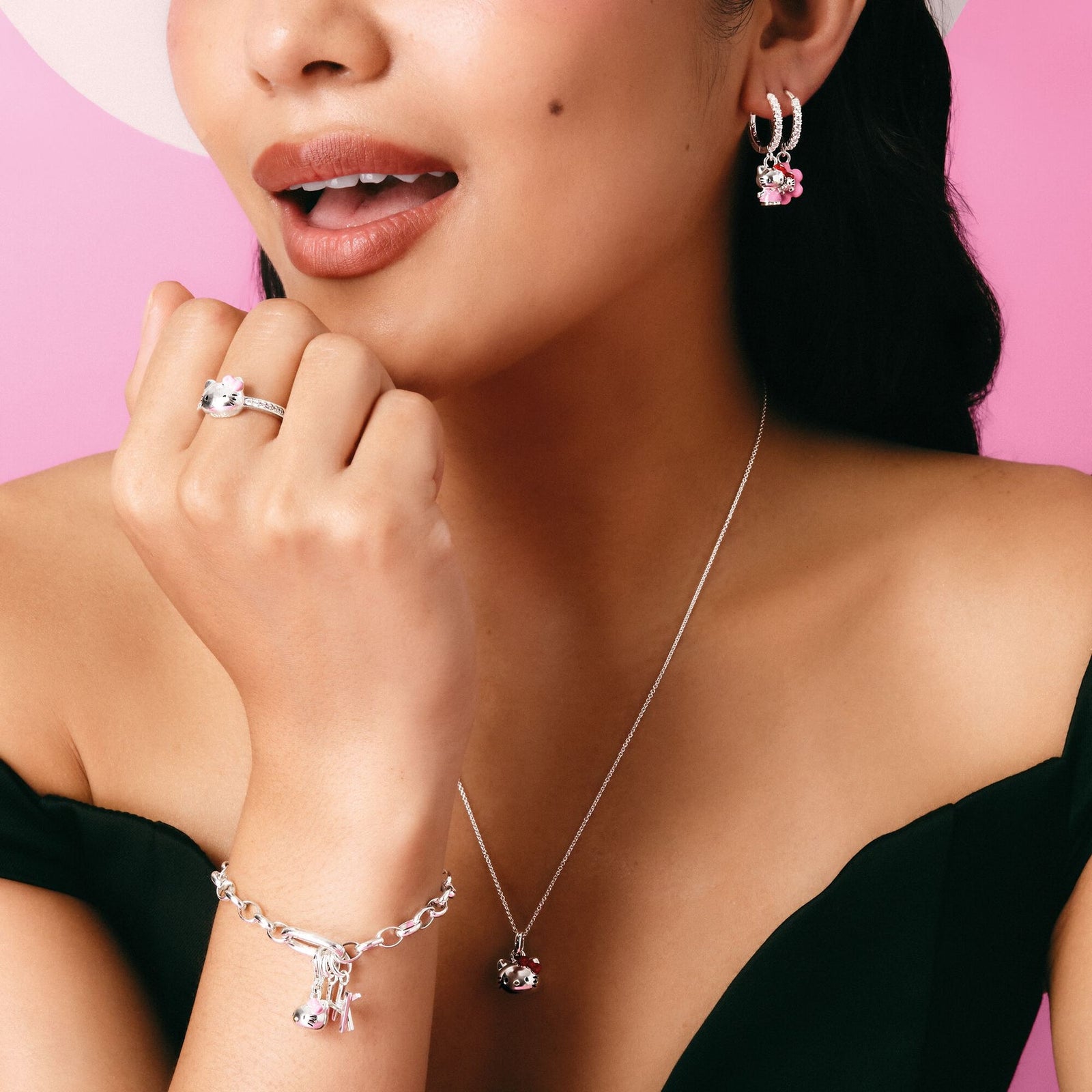 Thomas Sabo Hello Kitty Necklace Bow