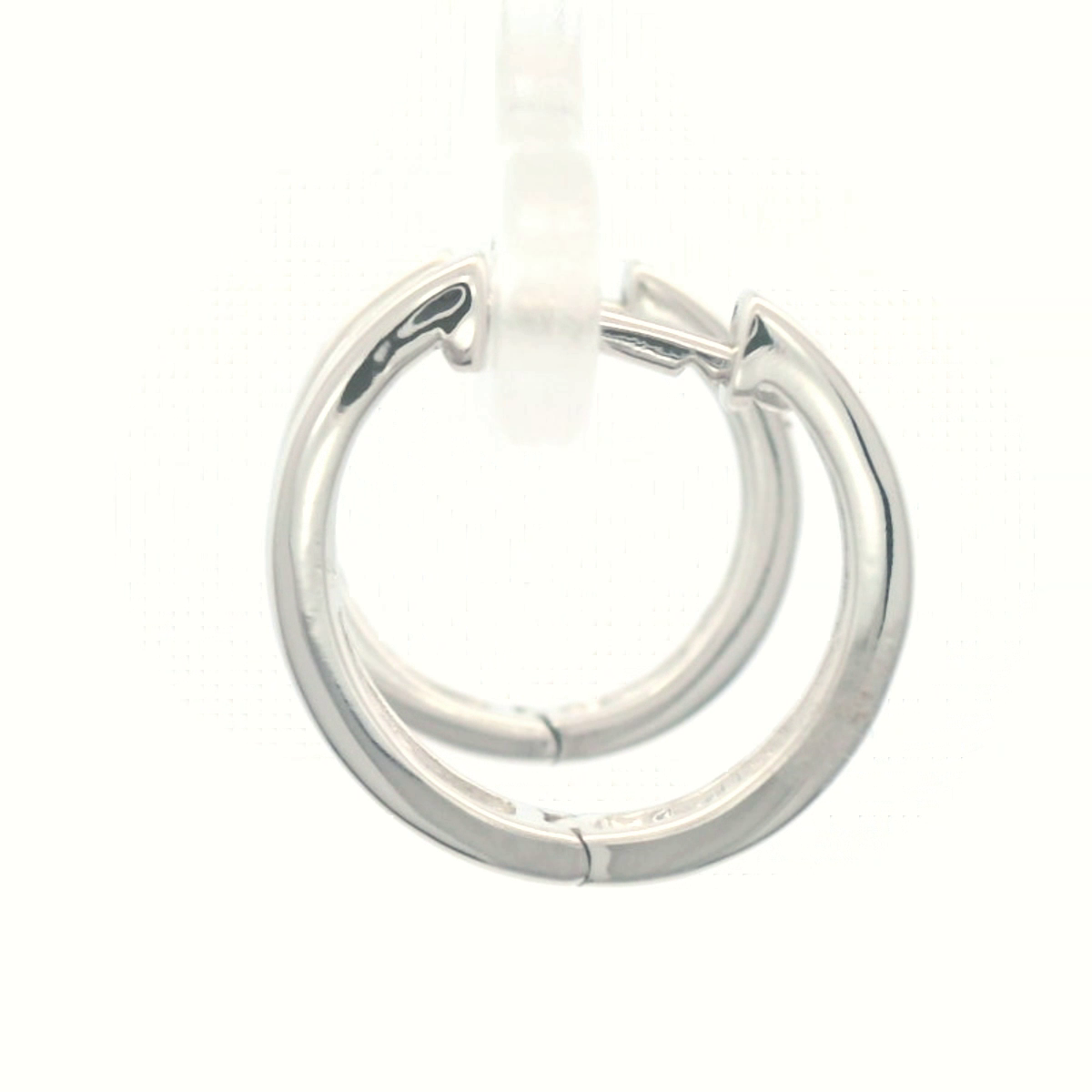 9CT W/GOLD DIA SET HUGGIE 30=.30CT