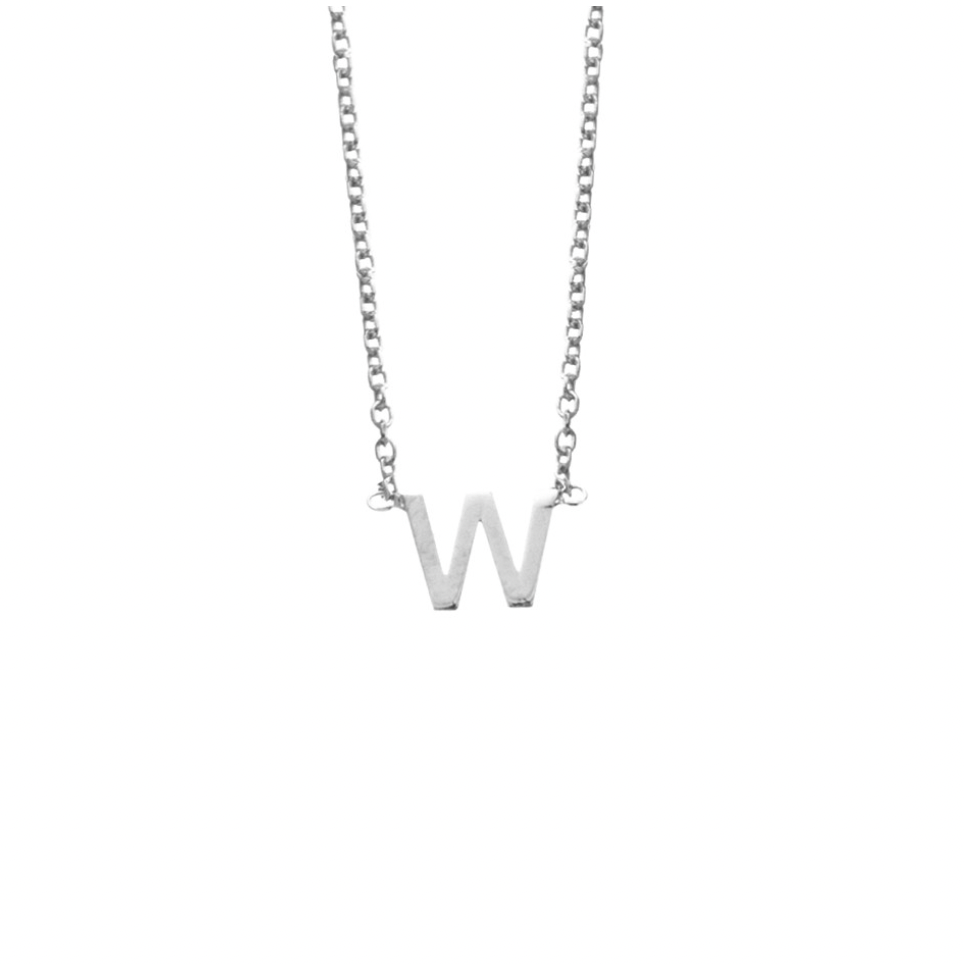 Initial Necklace Petite Initial Pendant