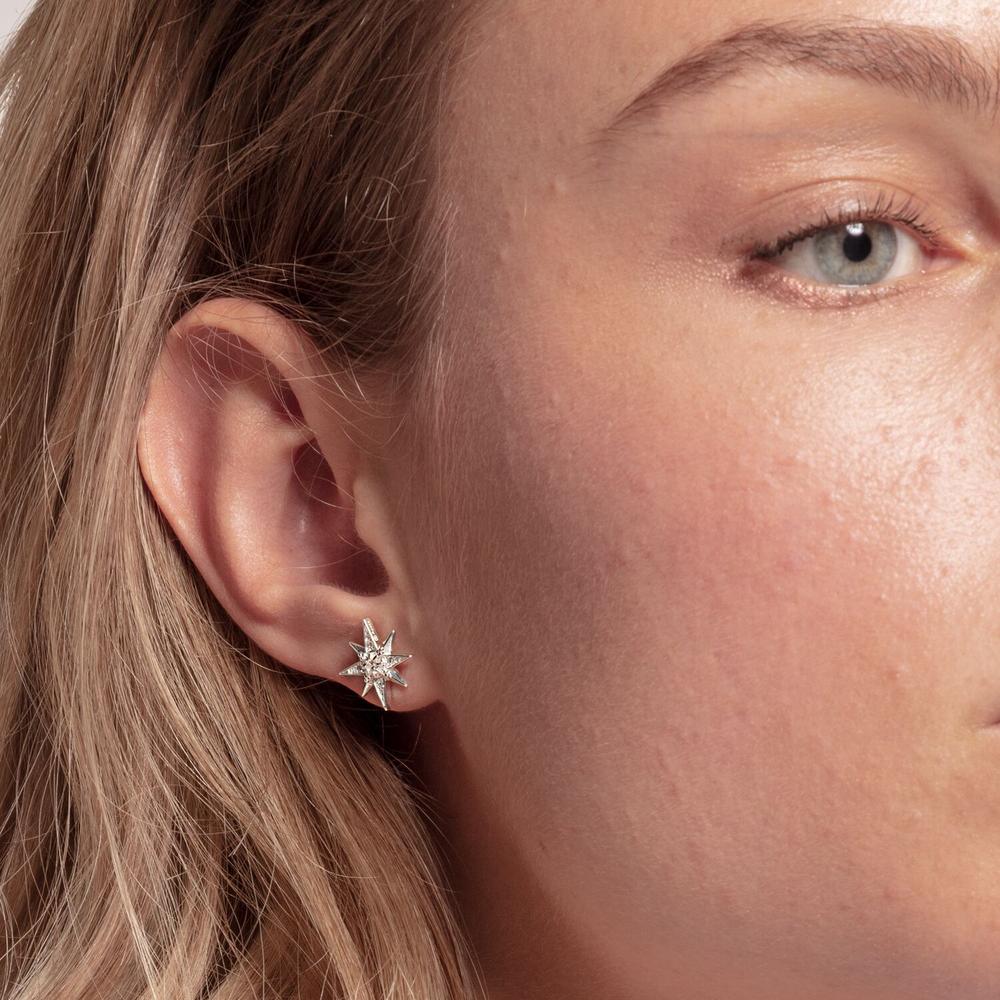 Thomas Sabo Star Gold Plated Ear Studs