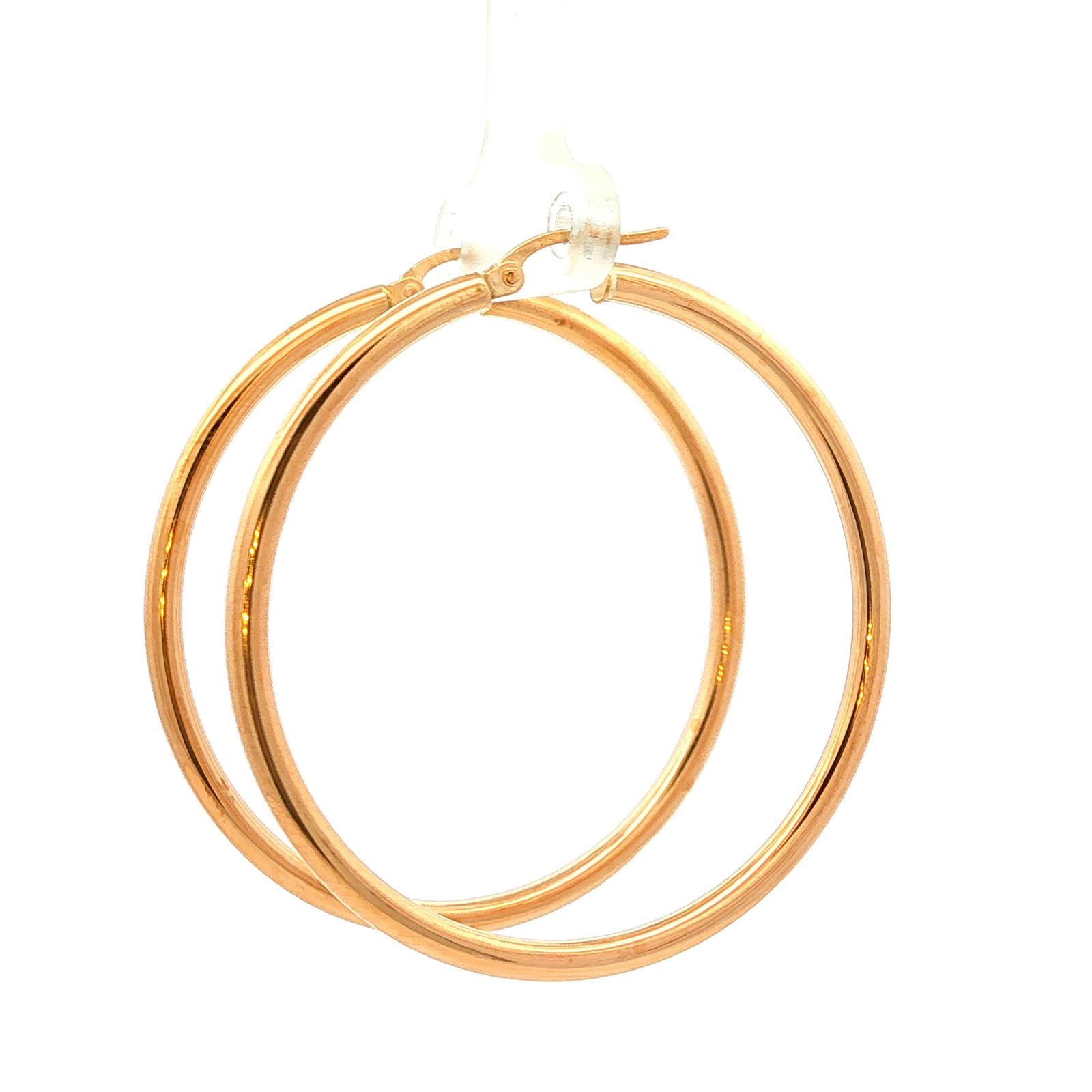 Classic Yellow Gold Hoop Earrings