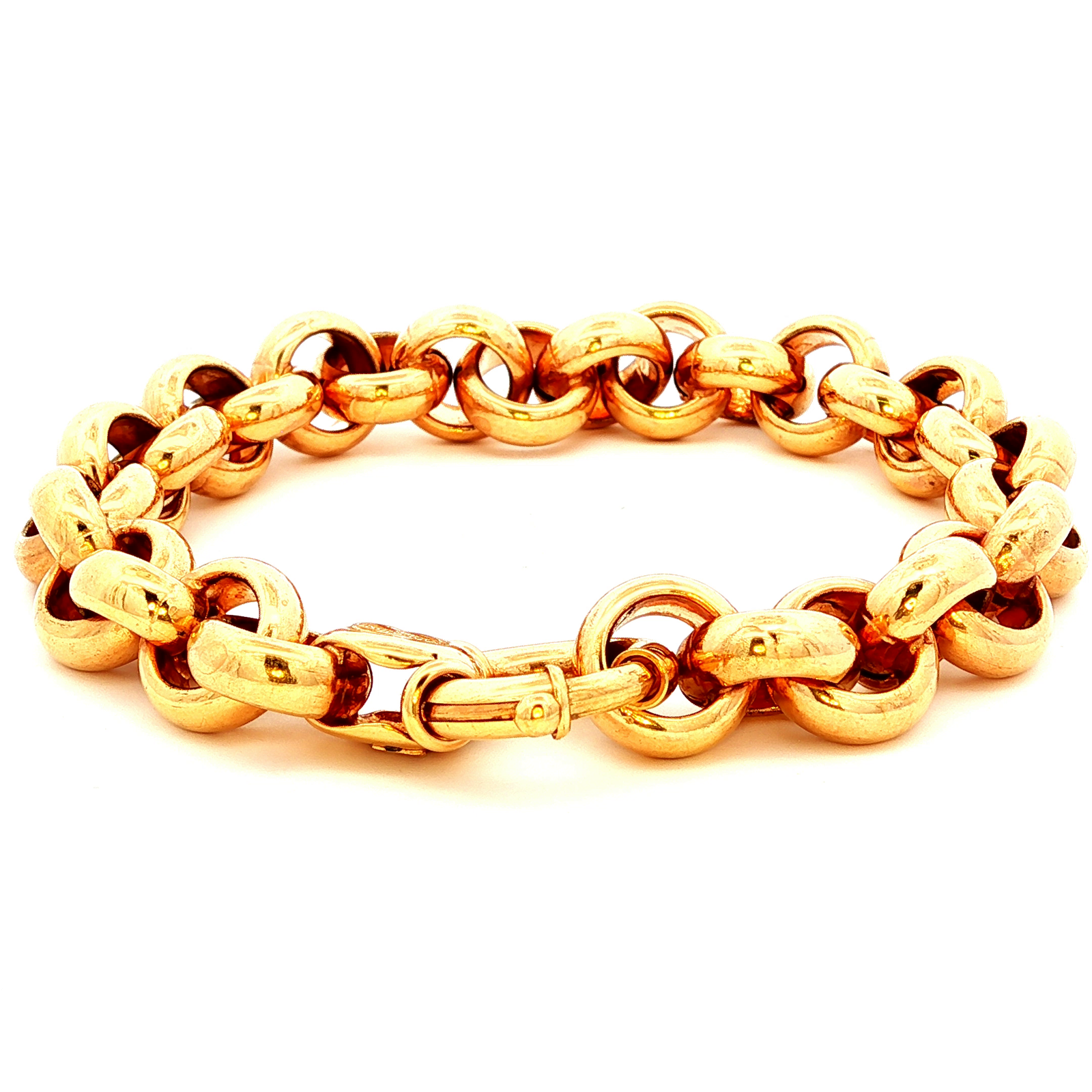Belcher Bracelet in Yellow Gold