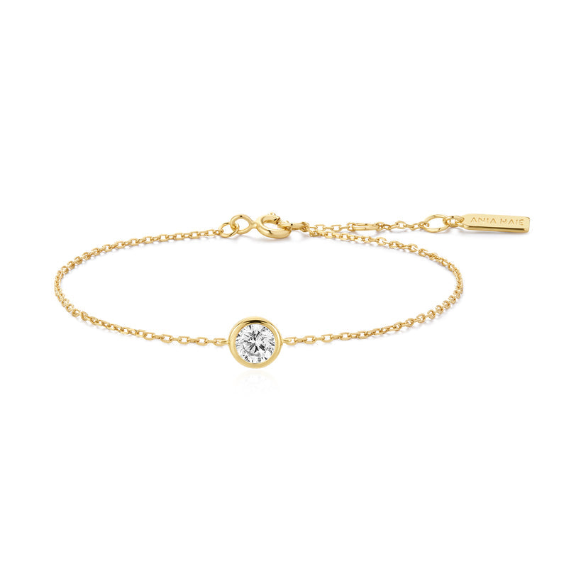 Ania Haie Gold Just You Solitaire Bracelet