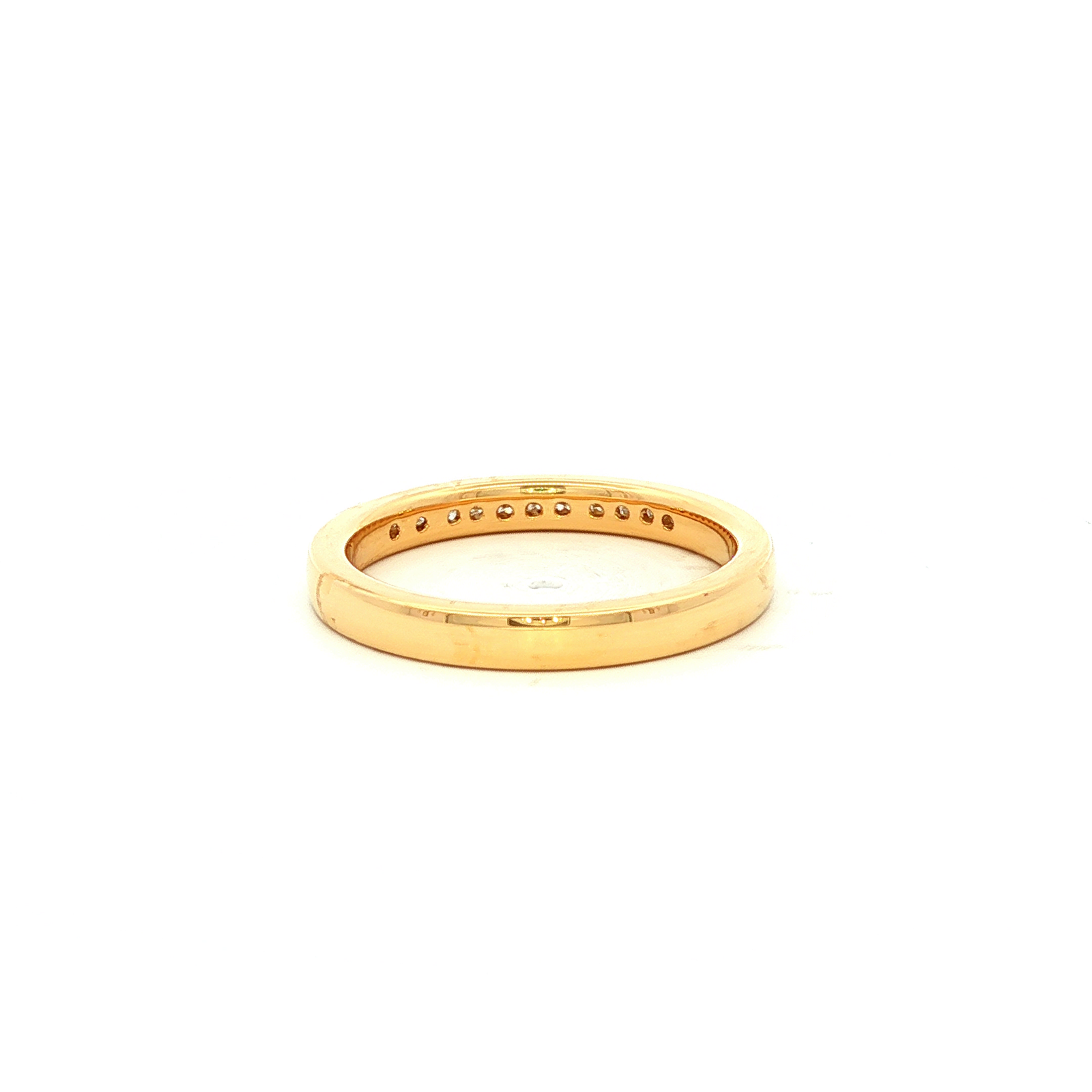 Princess Cut Diamond Ring in Yellow Gold