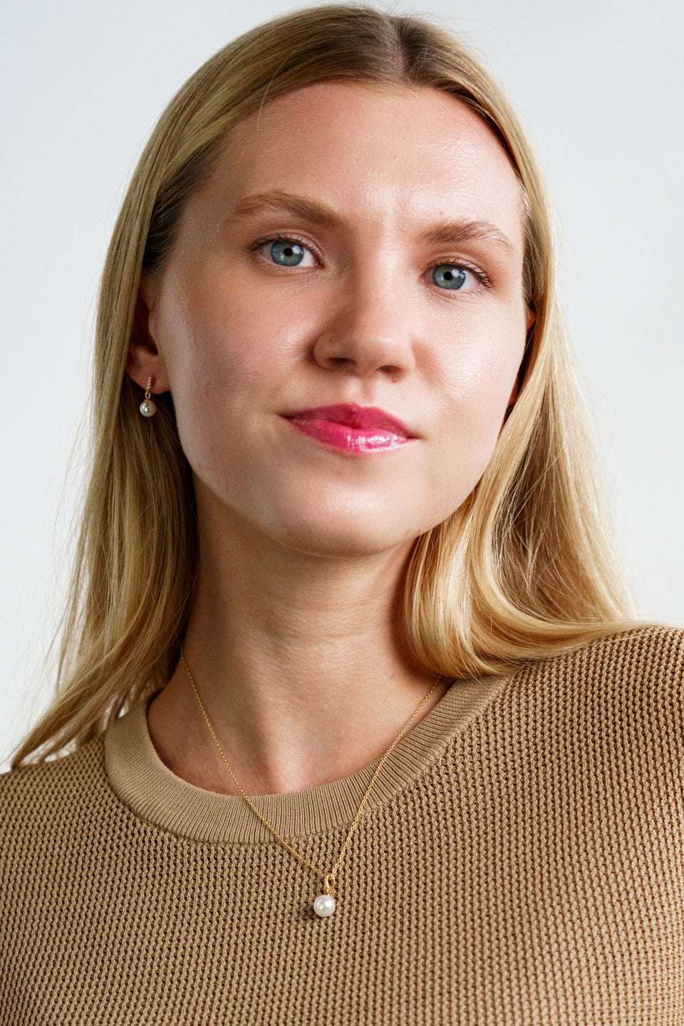 Georgini Adagio Effortless Glow Pearl Pendant Silver