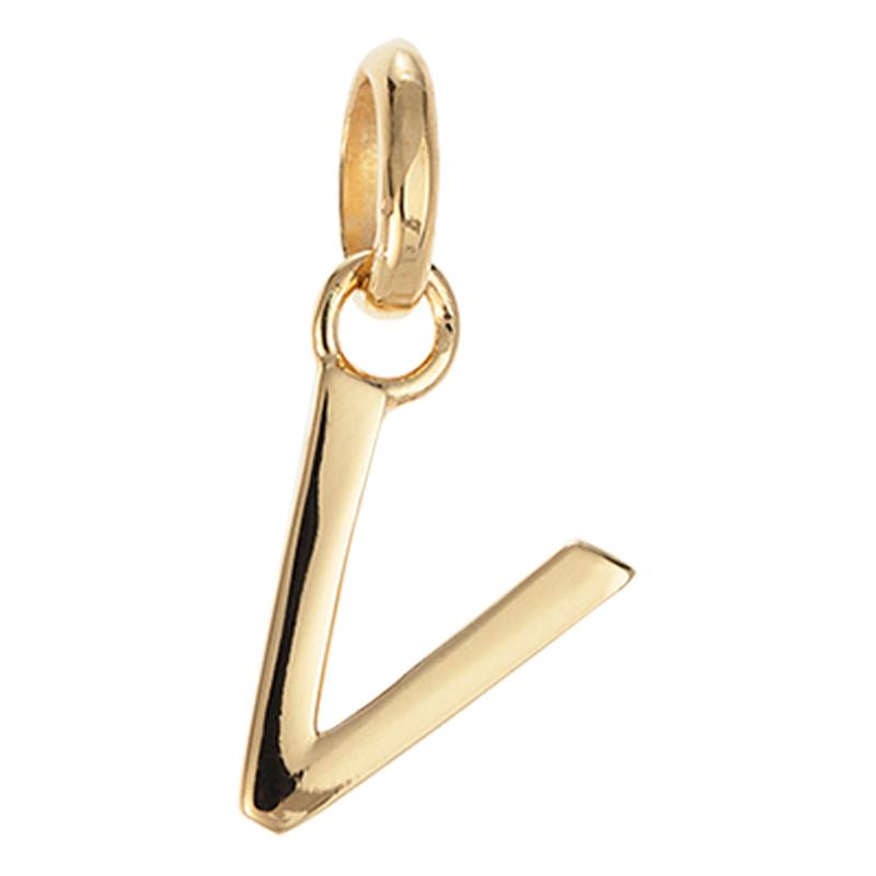 Kirstin Ash 18ct Gold Vermeil Outline Initial 'S'