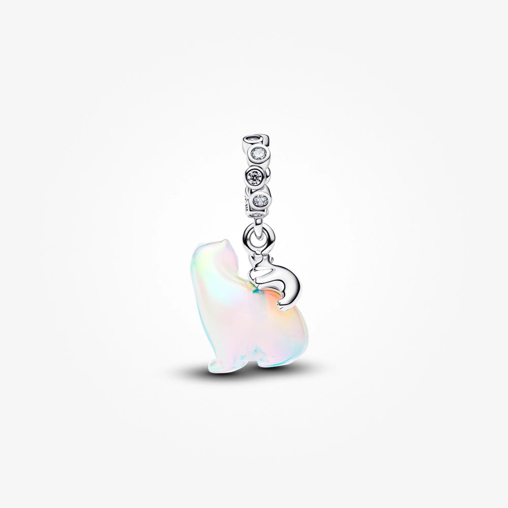 Pandora Polar Bear Mother & Cub Dangle Charm