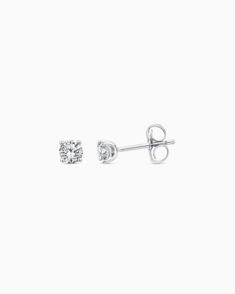 0.50ct Lab Grown Diamond Earrings in 9K White Gold