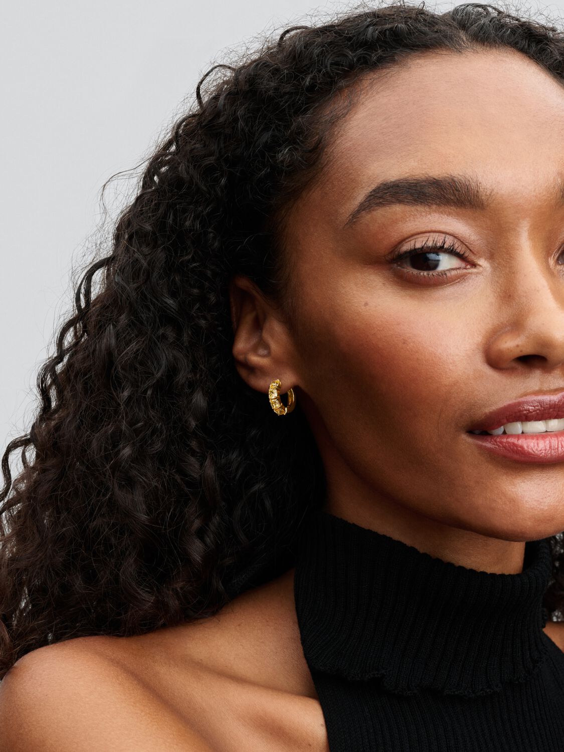 Pandora Yellow Hoop Earrings