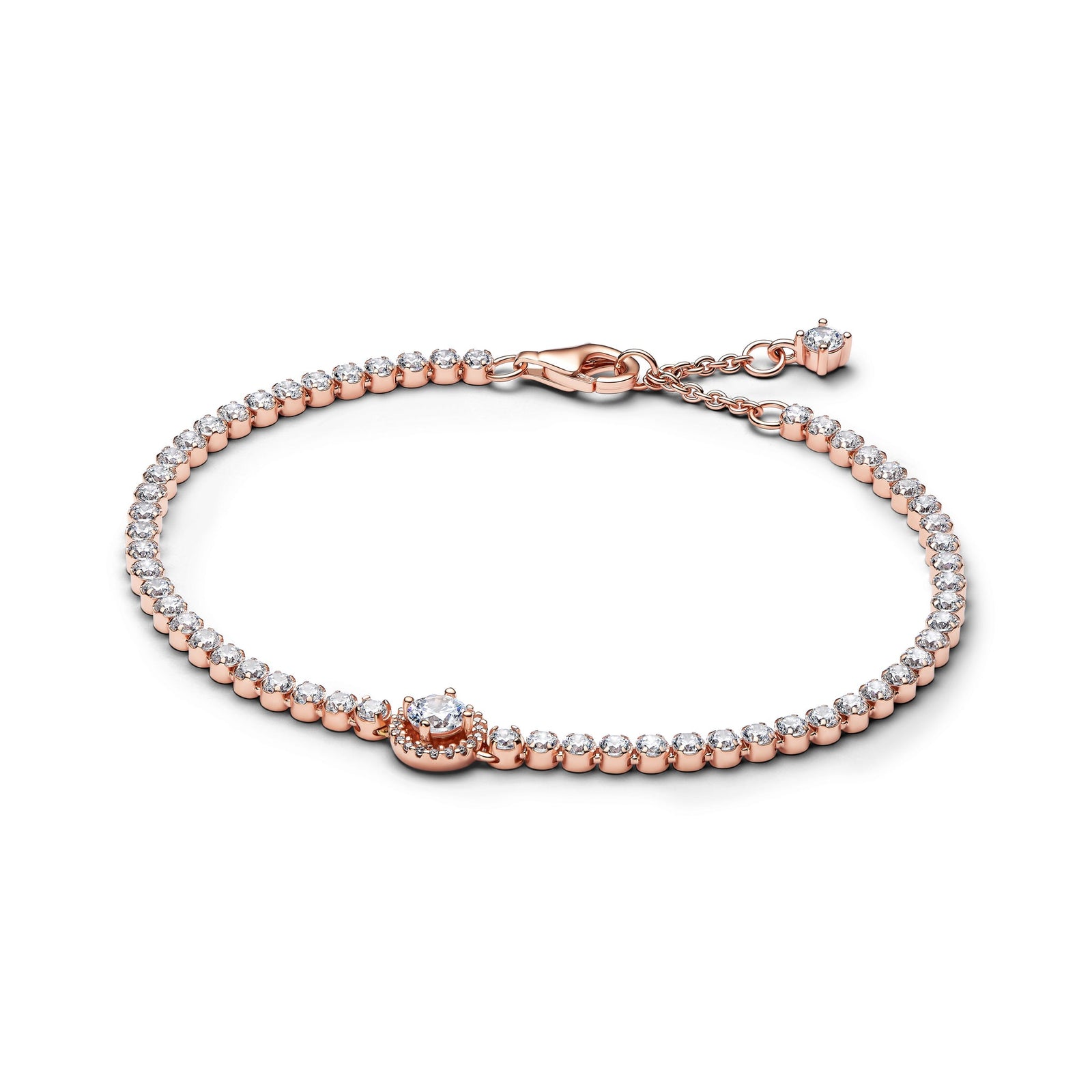Pandora Sparkling Halo Tennis Bracelet