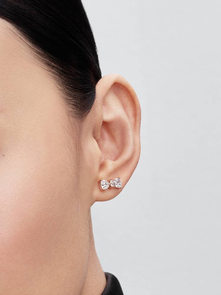 Pandora Sparkling Small Bow Stud Earrings