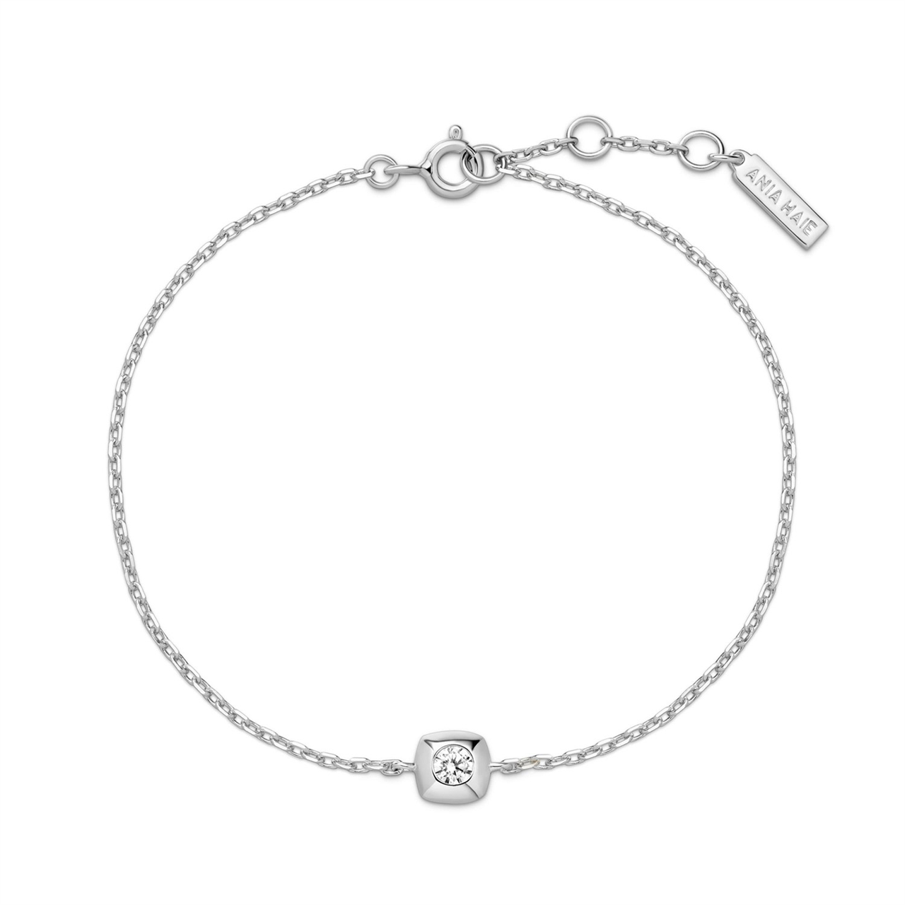 Ania Haie Modern Bezel Set Solitaire Armband