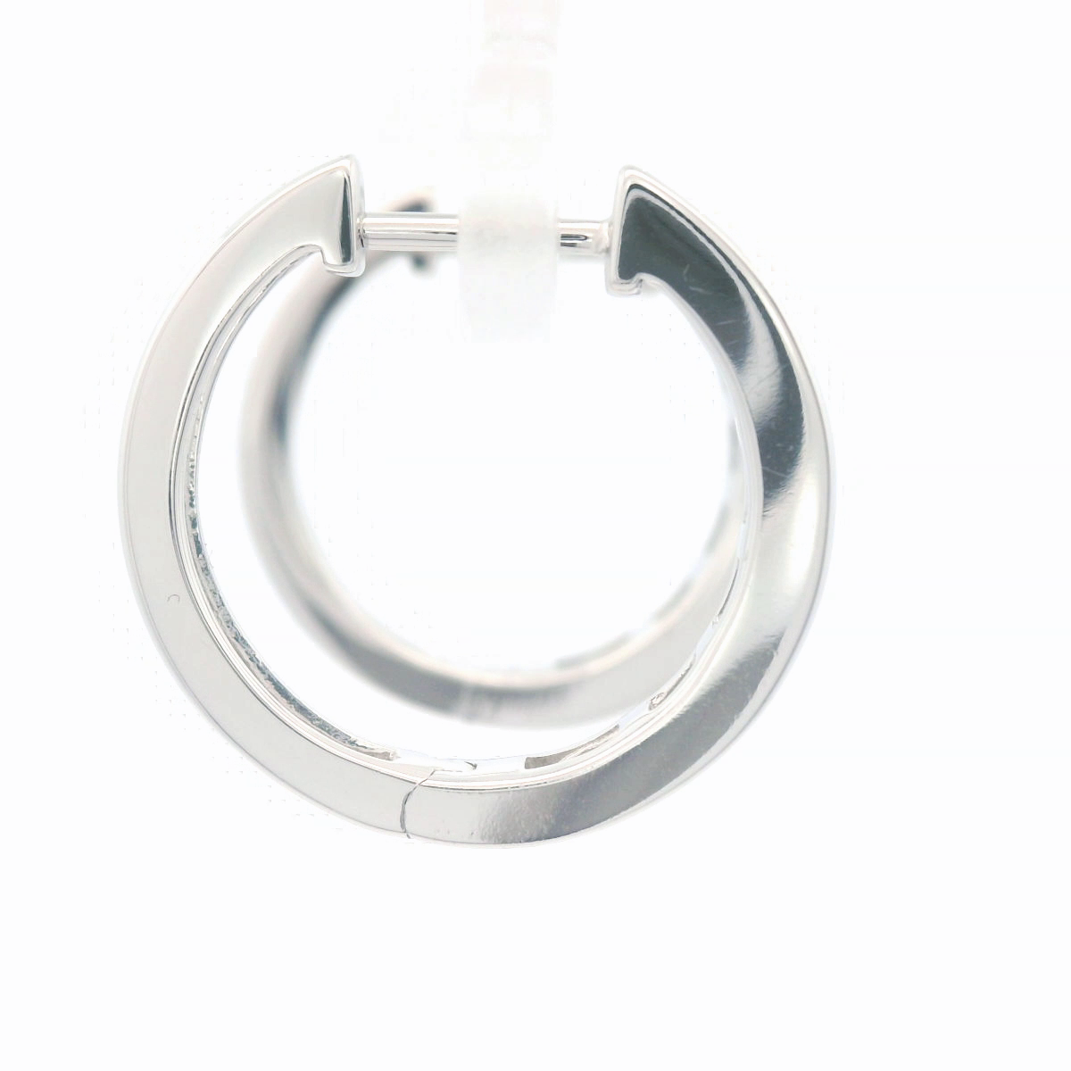 14K 0.50CT Dia RND HOOP EARRINGS WG