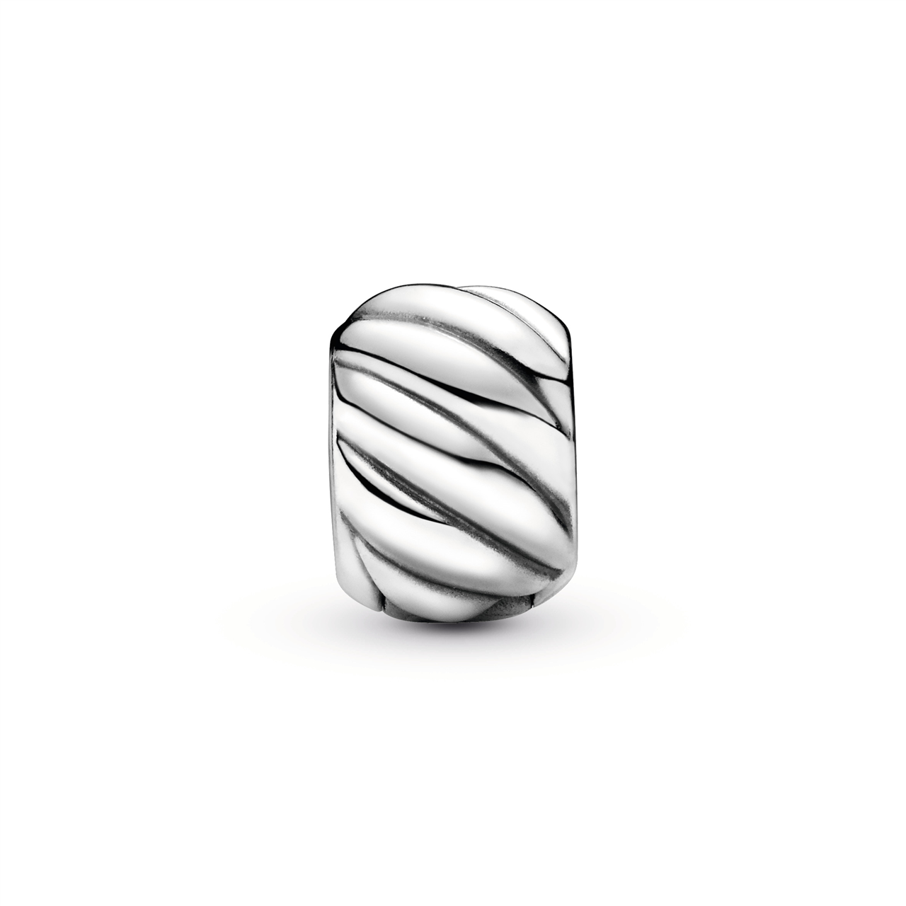 Feathered Silver Clip