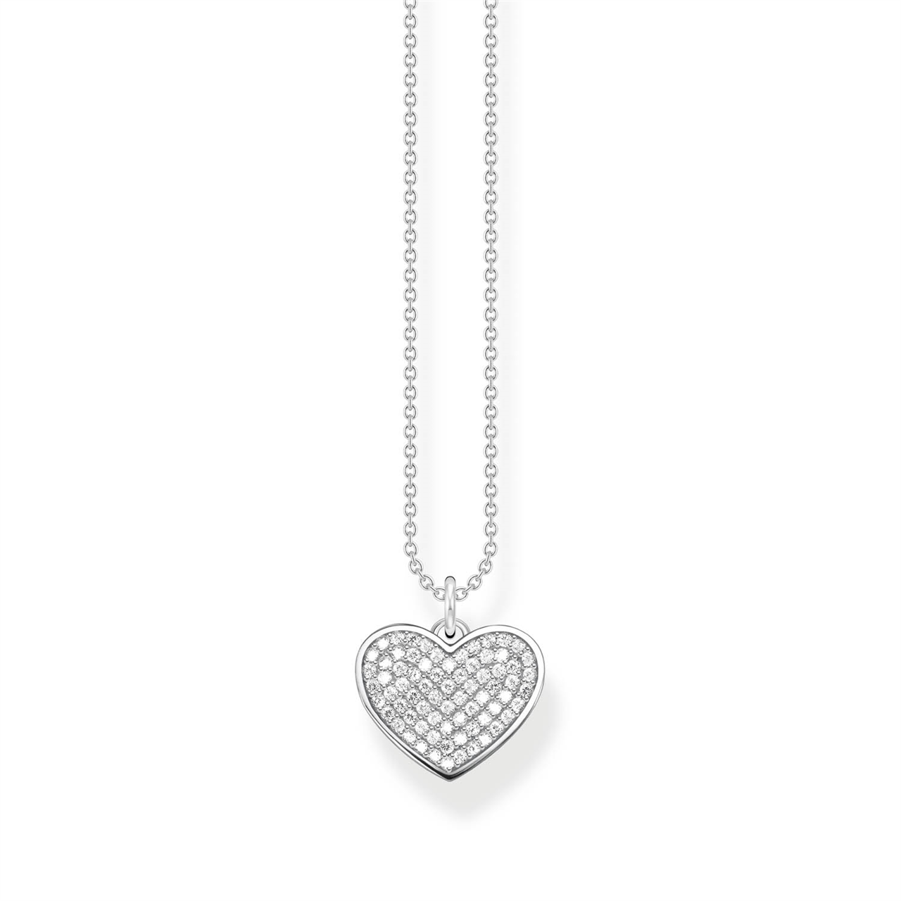 Thomas Sabo Cubic Zirconia Heart Necklace