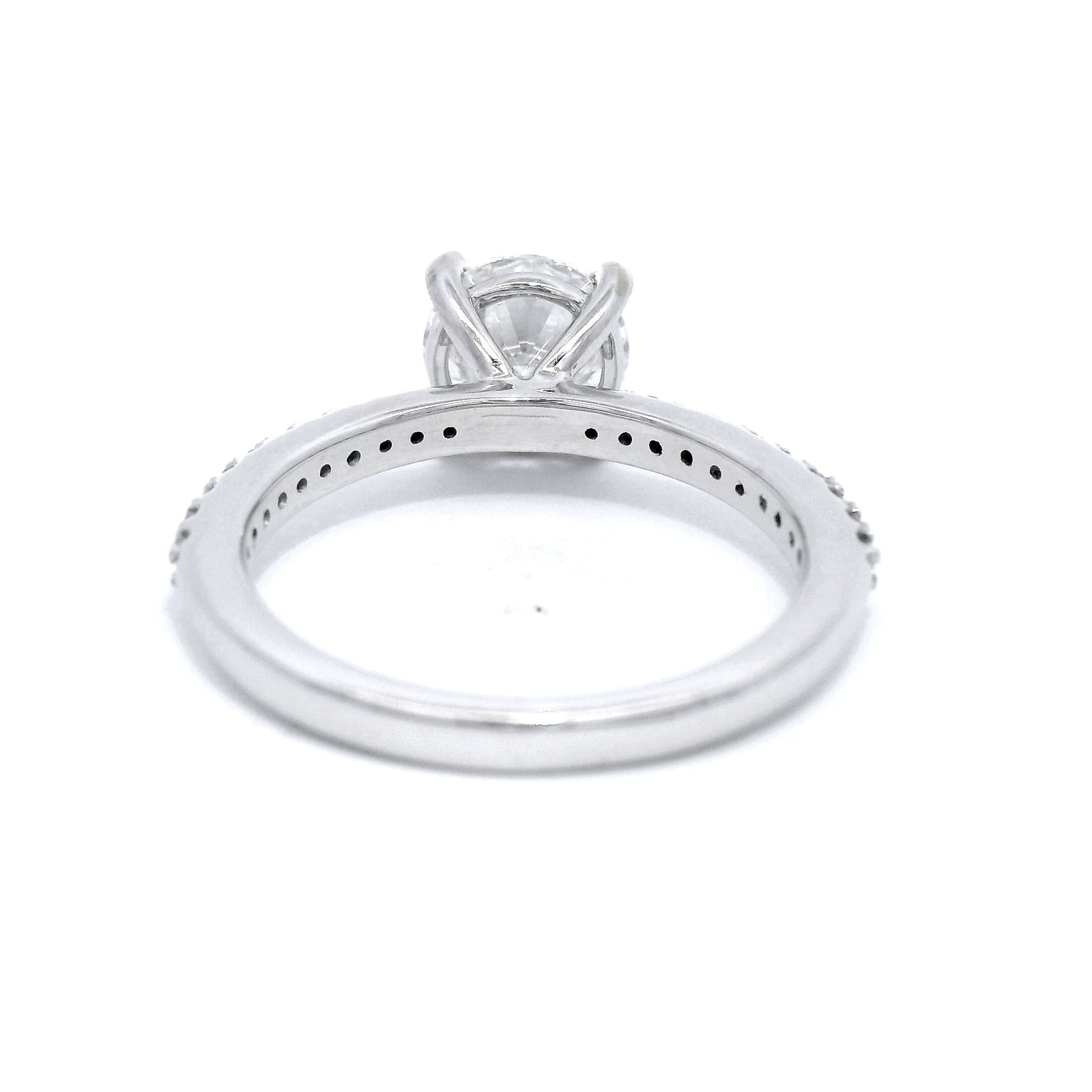 18 Carat White Gold Diamond Dress Ring