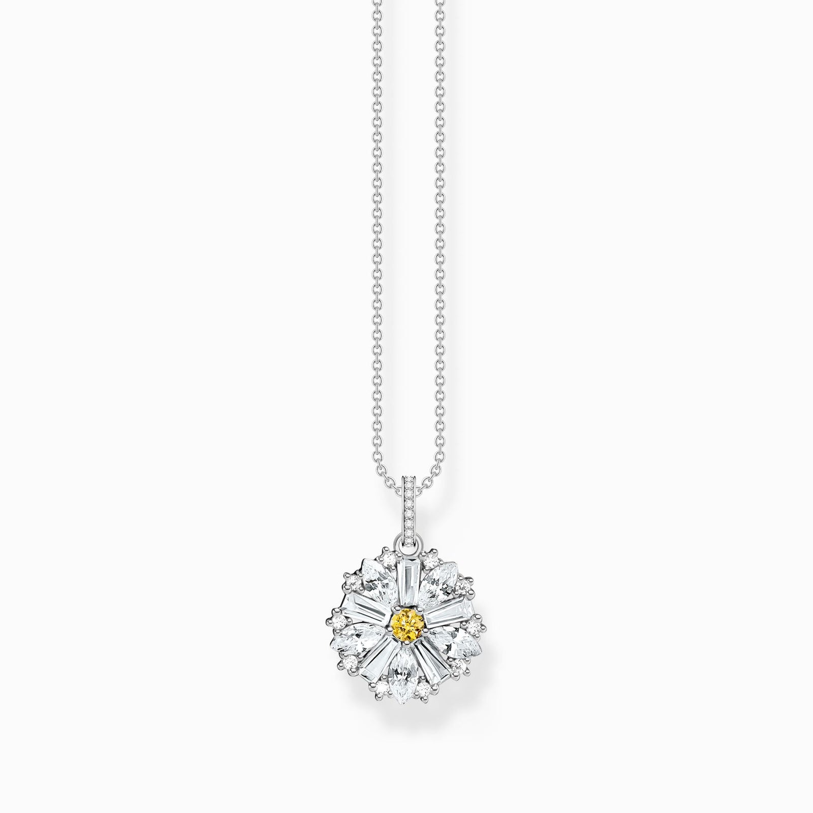 Thomas Sabo Sterling Silver Lovely Daisy Necklace