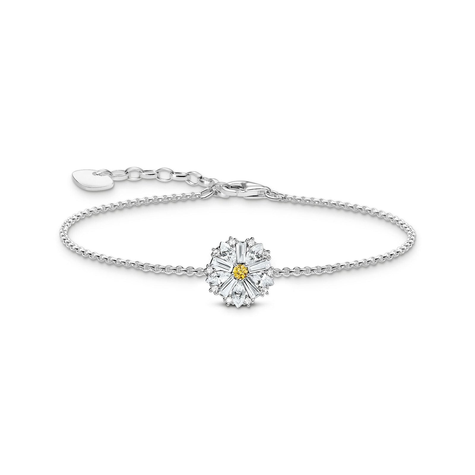 Thomas Sabo Lovely Daisy Bracelet In Silver