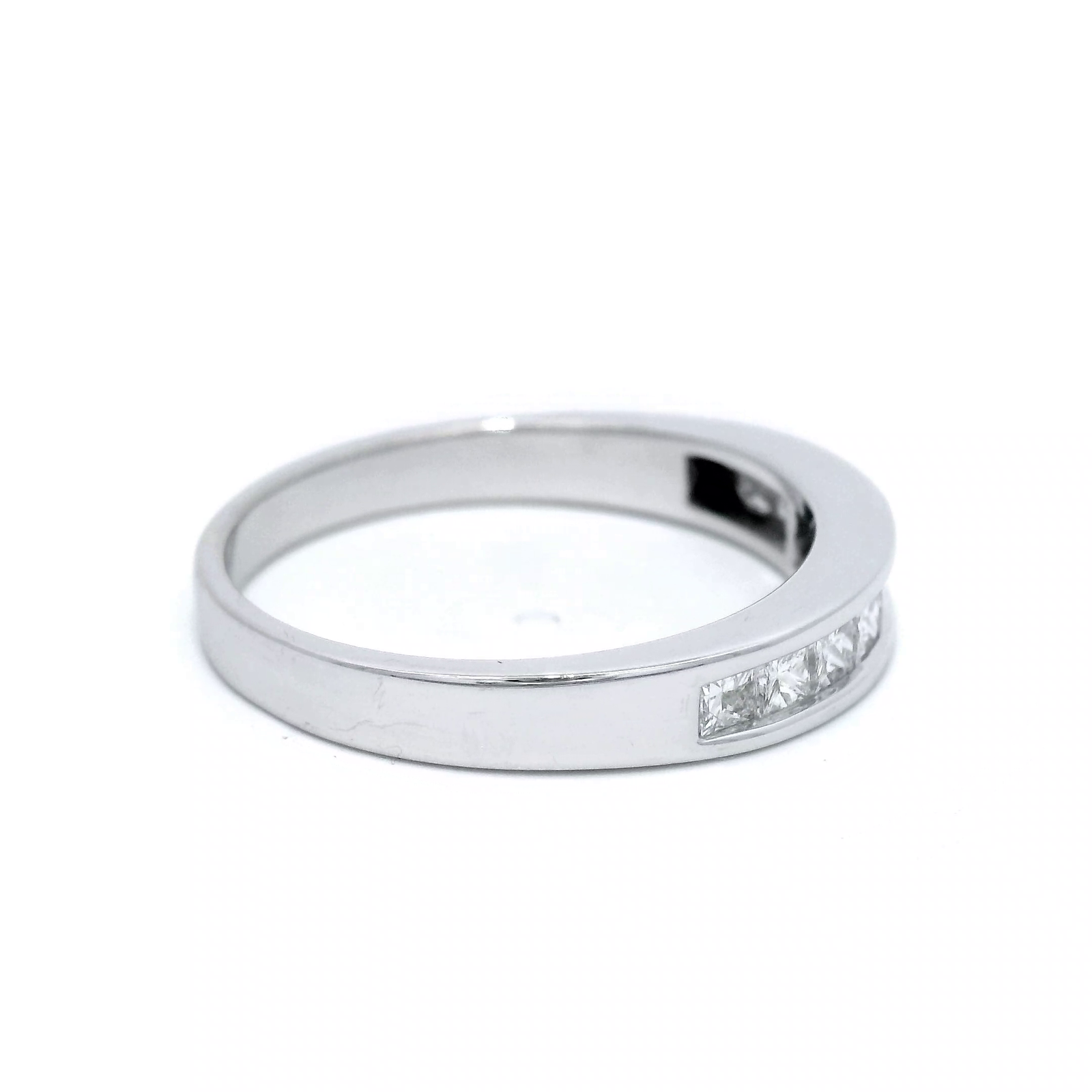 Diamond Paved Dress Ring in White Gold