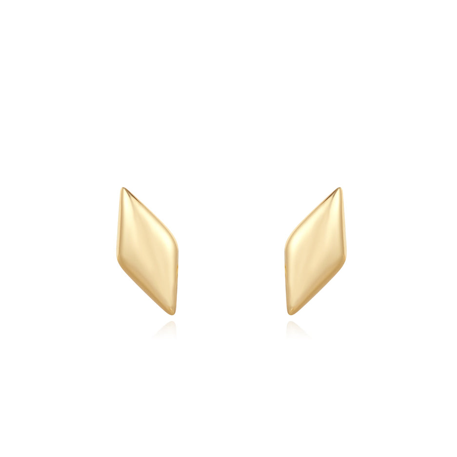 #4A DUSK SIL DIAMOND SHAPE STUDS