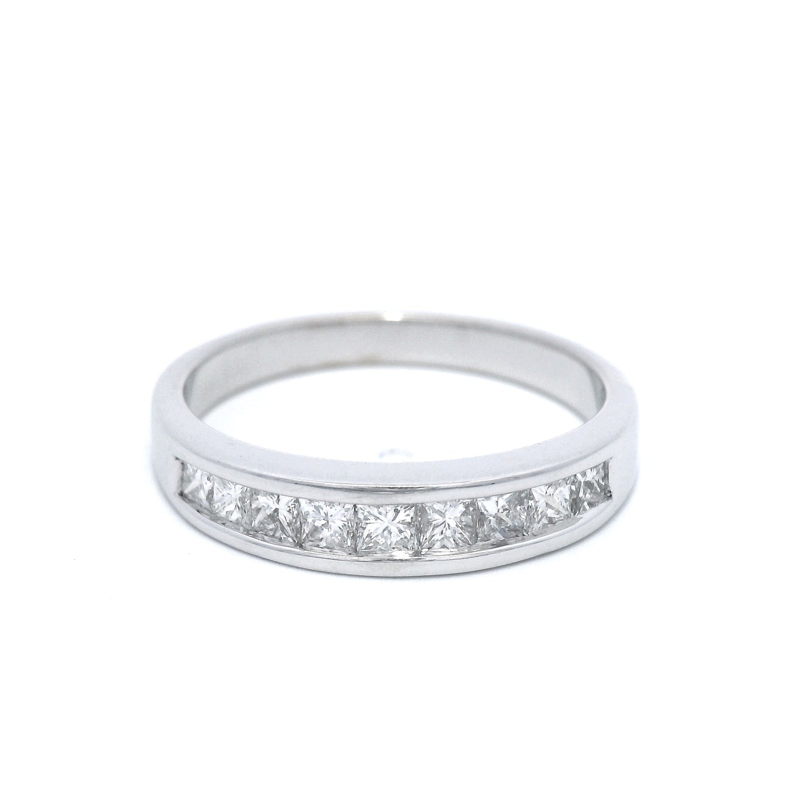 Diamond Paved Dress Ring in White Gold