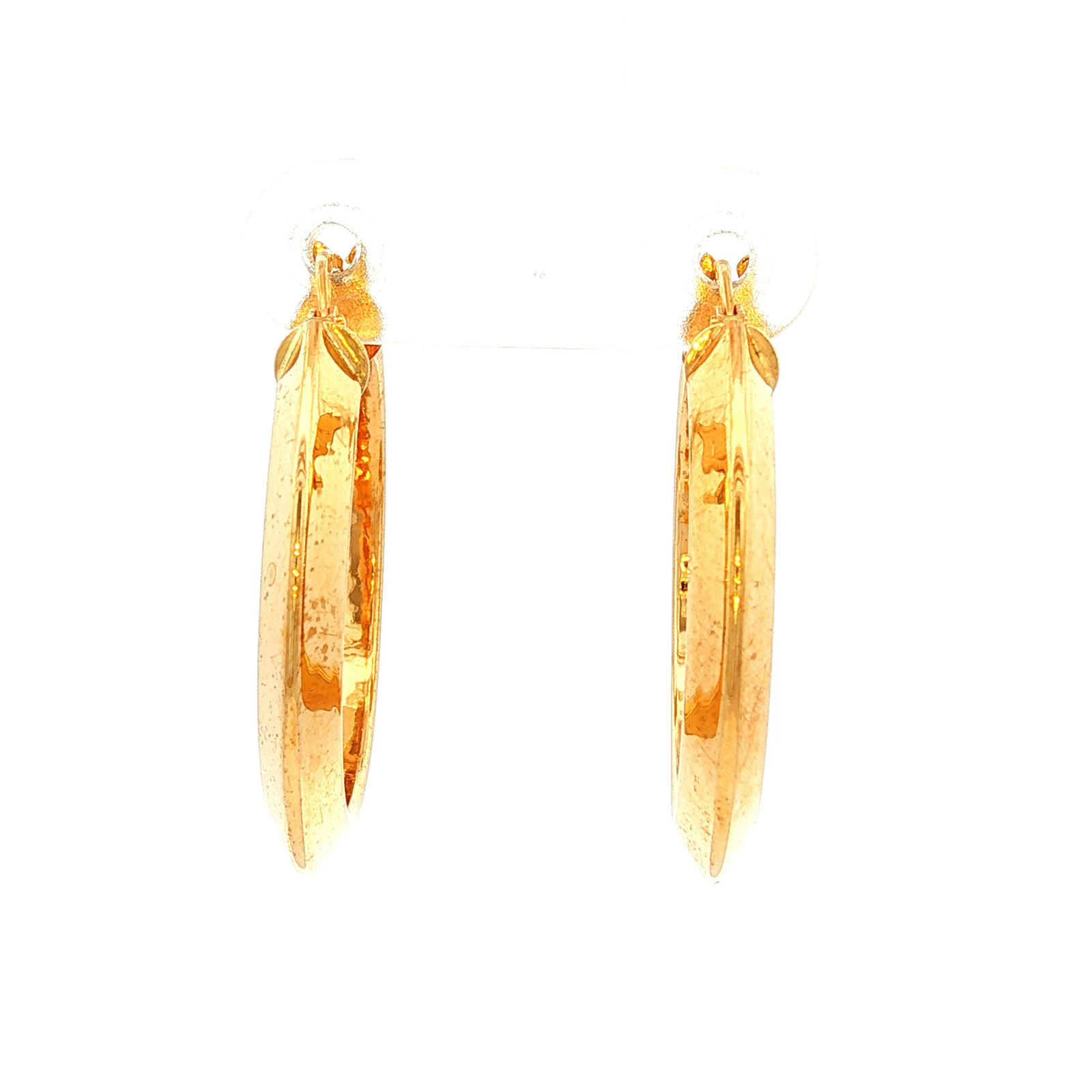 Classic Yellow Gold Hoop Earrings