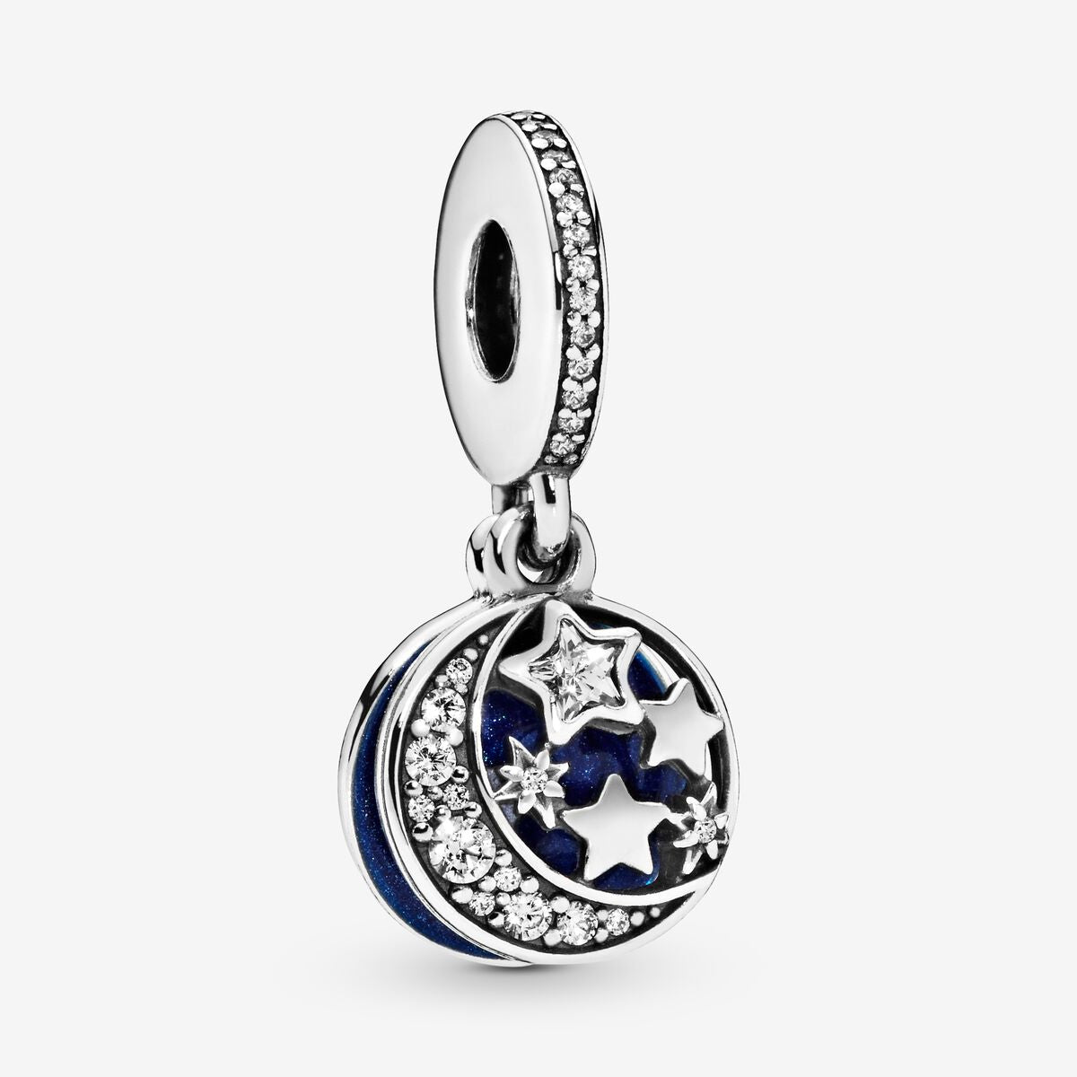 D20 Pandora Reflexions Letter C Silver Charm