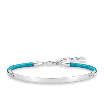 Thomas Sabo Light Blue Cord Bracelet