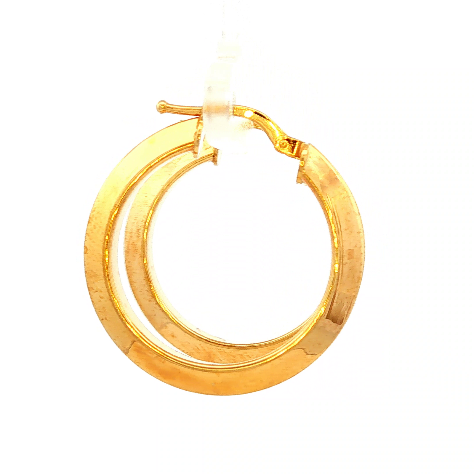 Classic Yellow Gold Hoop Earrings