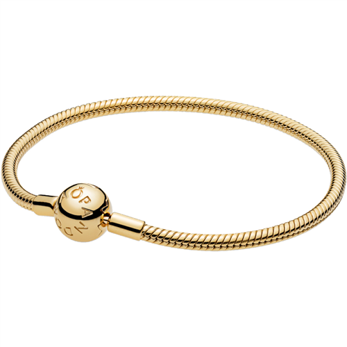 PANDORA Shine Moments Smooth Bracelet w Round Clasp