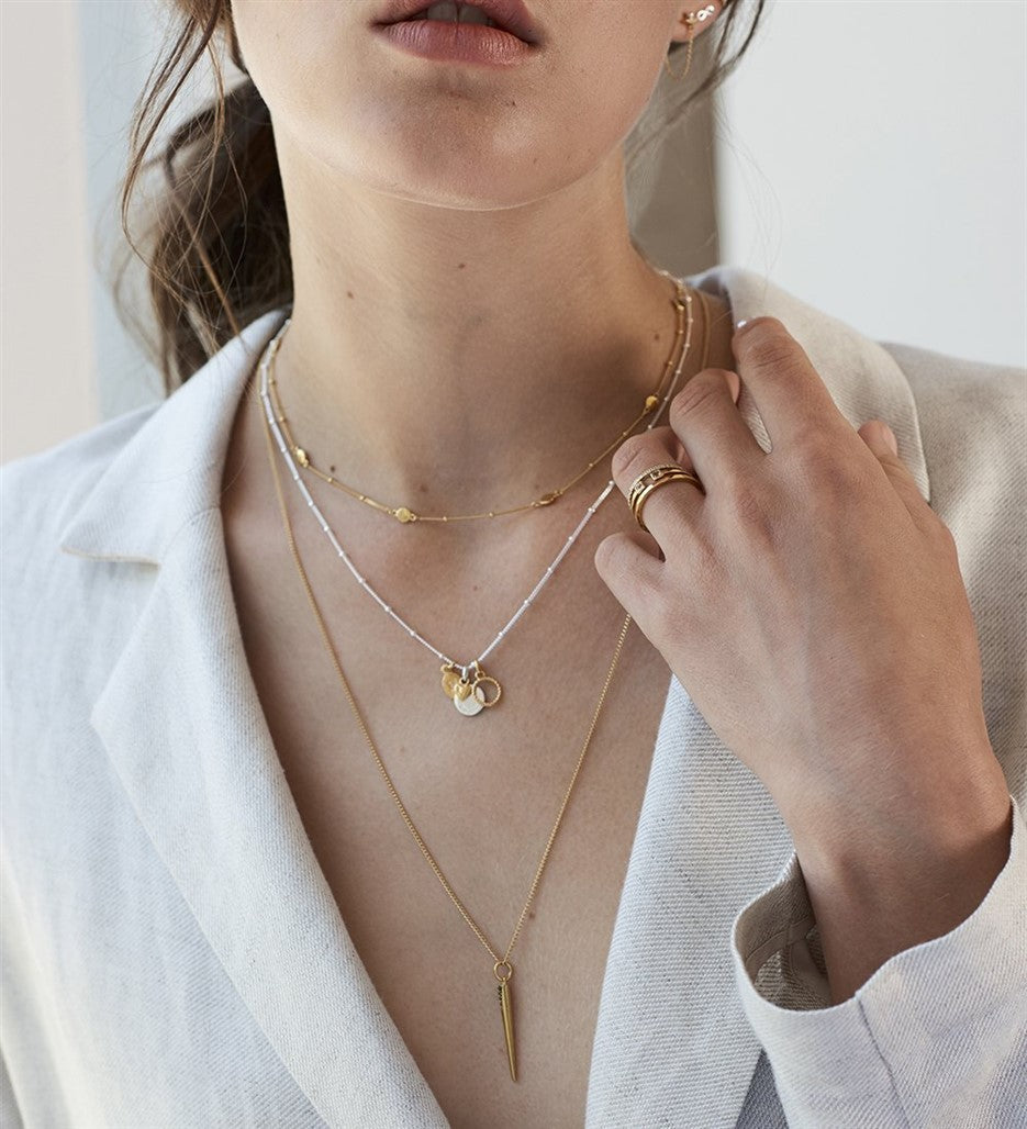 Kirstin Ash 18ct Gold Vermeil Bespoke Ball Chain 16-18