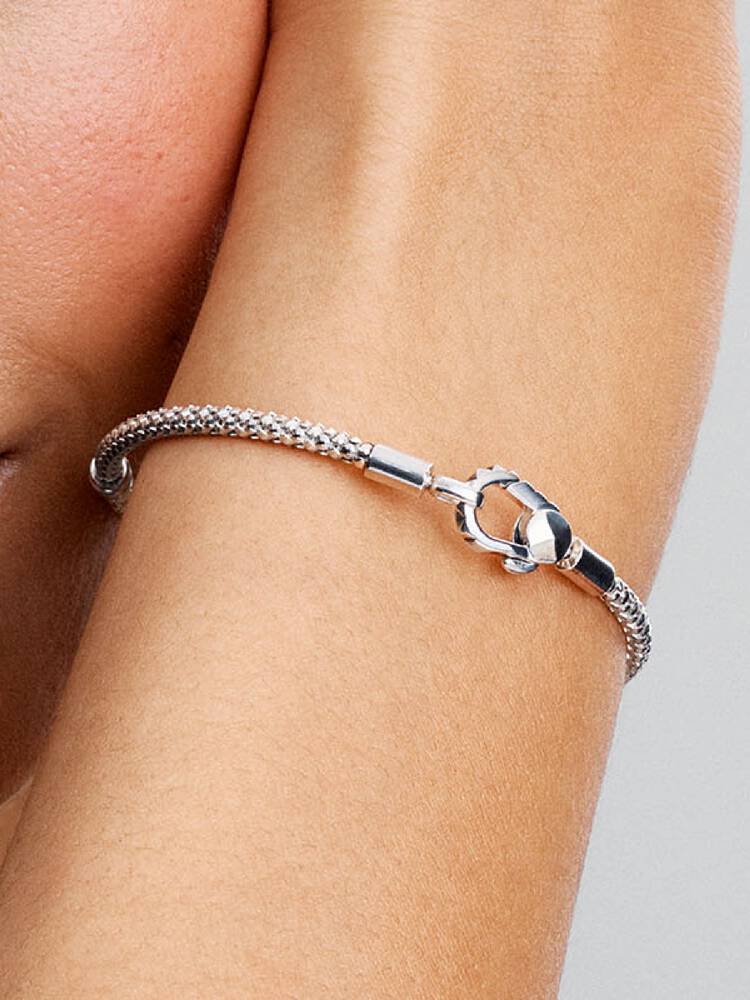 Pandora Studded Clasp & Chain Bracelet