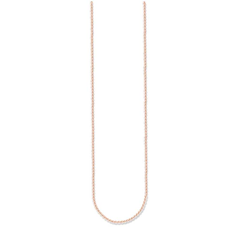 Thomas Sabo Rose Gold Venezia Chain Necklace 45-50cm