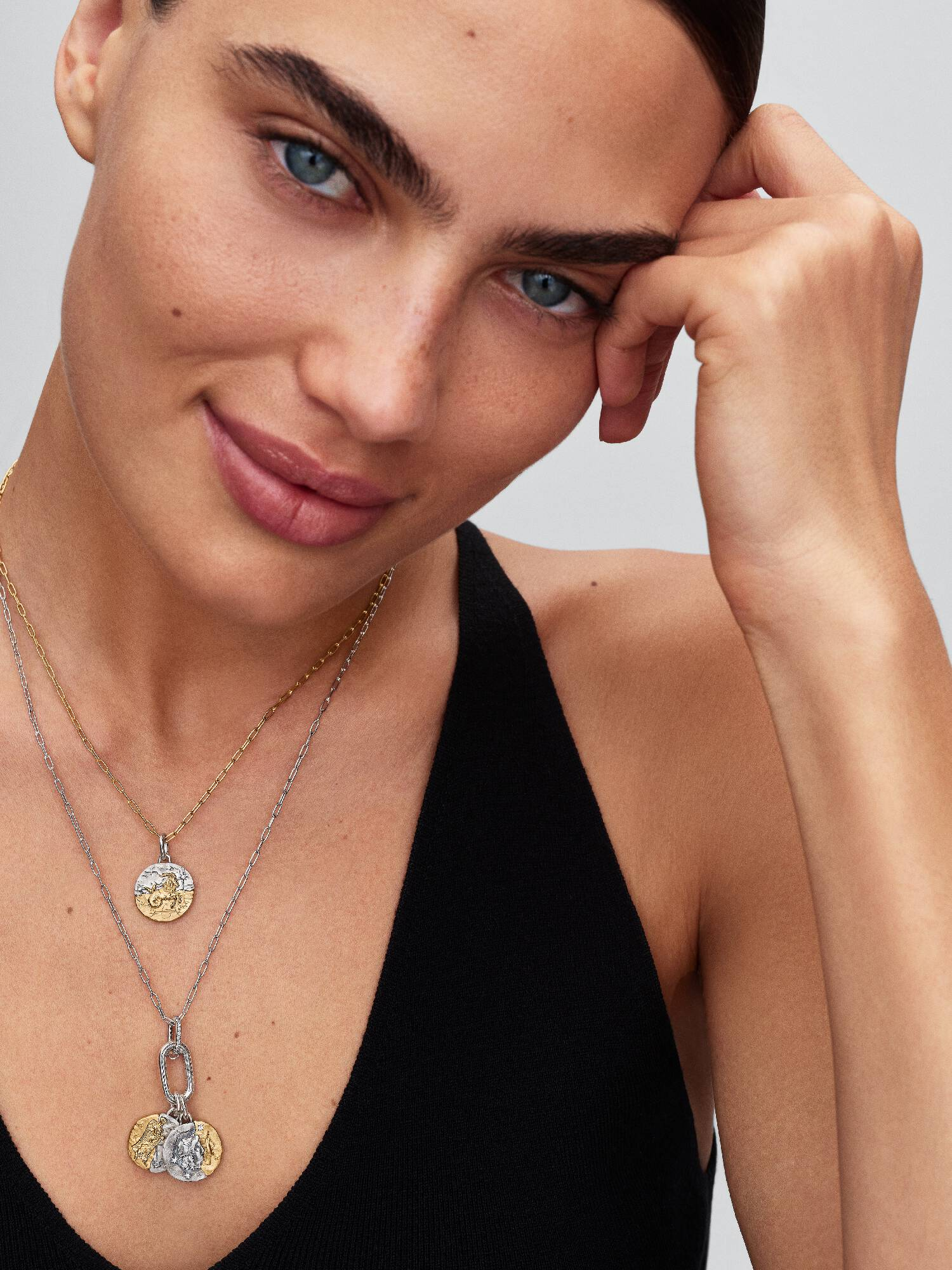 Pandora Gemini Zodiac Medallion Charm