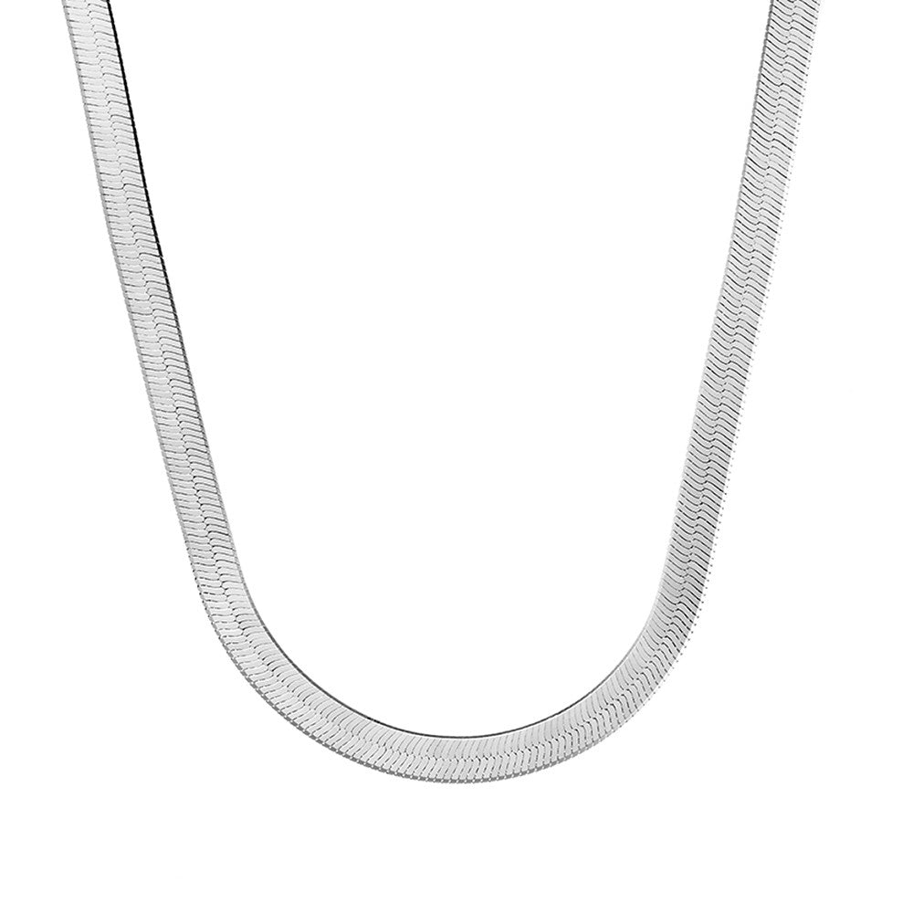 4mm Sterling Silver Herringbone Chain