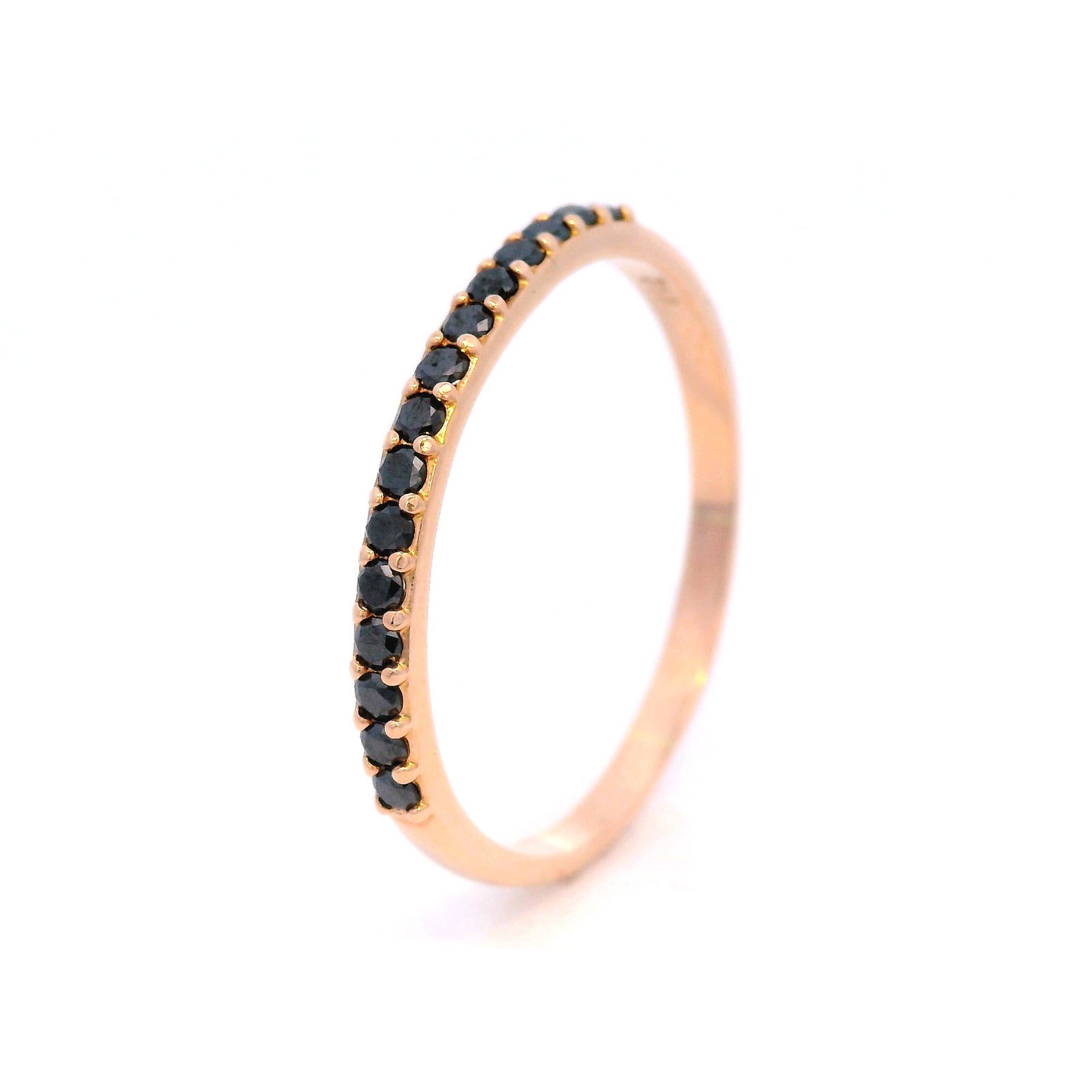 Diamond Set Dress Ring in Rose Gold