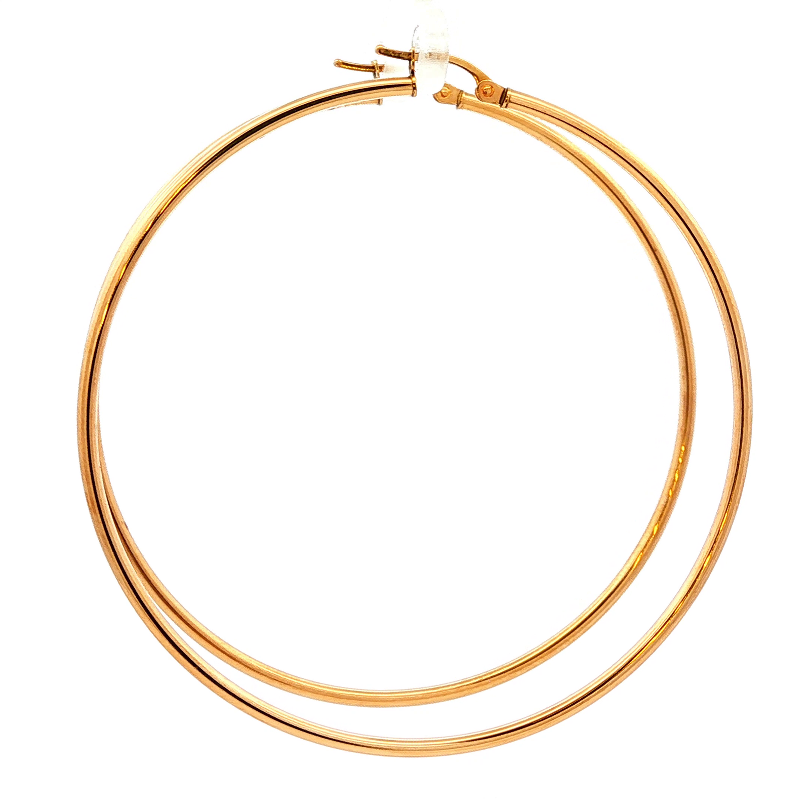 Classic Yellow Gold Hoop Earrings