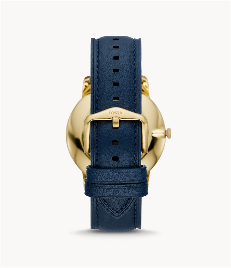 Fossil The Minimalist Blue and Gold Men's Watch