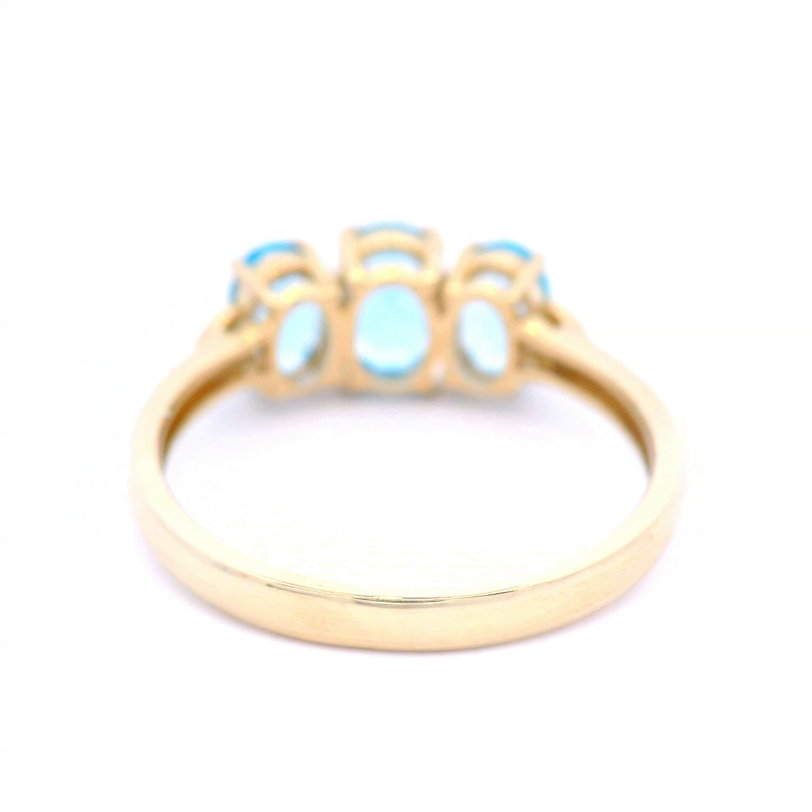 Blue Topaz and Diamond Dress Ring