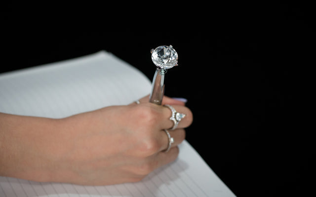 GEORGINI DIAMOND PEN SILVER