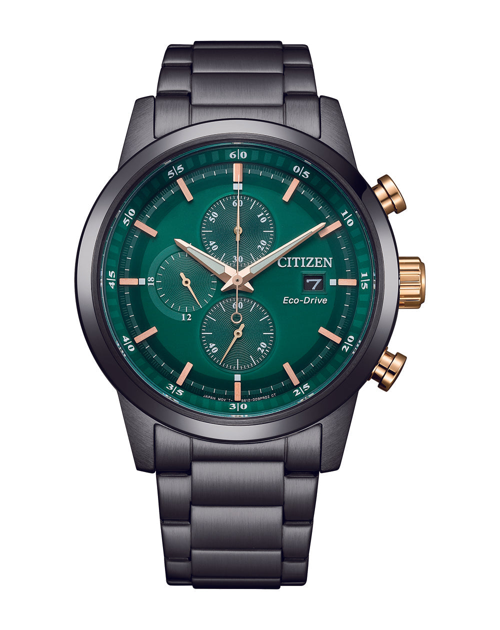 Citizen Chronograph Eco-Drive Green Dial Men's Watch